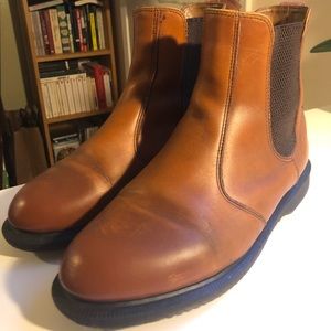 Doc Martens Flora Smooth Chelsea Boots - Chestnut